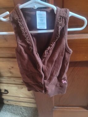 Two Wonderkids Brown Knit Vests